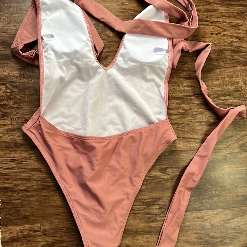 NWOT Mauve One Piece - Picture 2 of 2